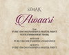 Awaari By Glossy Embroidery Pashmina Dress Material Wholesalers In Delhi